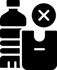 Obraz premium No plastic icon