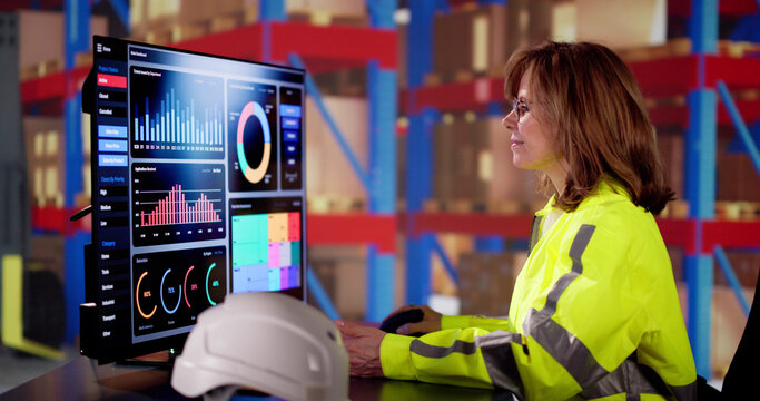 Warehouse Inventory Management KPI Dashboard. Analysts Looking