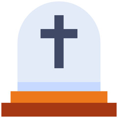 tombstone, Grave, halloween, horror, scare Icon