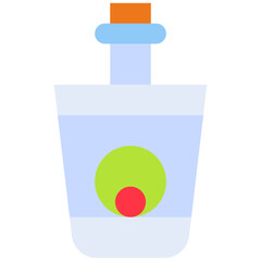 eyeball, halloween, horror, scary, bottle Icon