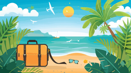 Summer vacations design vector illustration 
