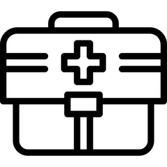 Obraz premium Aid, box, first, medical, medicine Icon