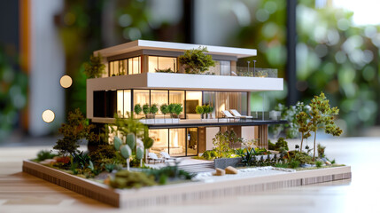 Luxurious Miniature Modern Residences: Intricate Designs and Eco-Friendly Living Spaces