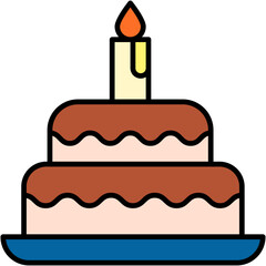 Cake, love, wedding, wedding cake Icon