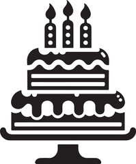 birthday cake with candles