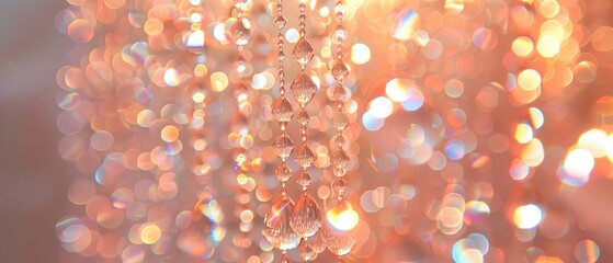 Elegant round  crystal chandelier. - obrazy, fototapety, plakaty