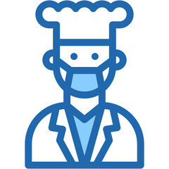 chef, professional, service, hotel, cook Icon