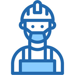 labour, profession, male worker, worker, construction Icon
