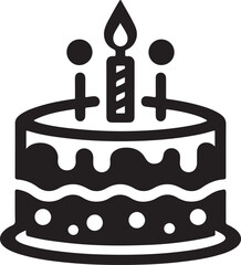 birthday cake with candles