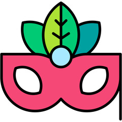 mask, face mask, Carnival, theater, costume Icon