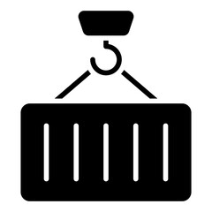 Logistics glyph icon