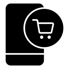 Online Retail glyph icon