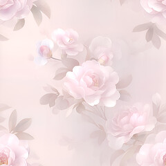 pink rose background, floral print, Continuous in four directions