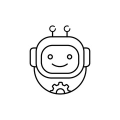 Robotics Automation Process Vector Illustration Icon Design
