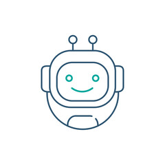Obraz premium Robotics Technology Vector Illustrtaion Icon Design