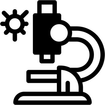 microscope, observation, holoscope, scientific, science Icon