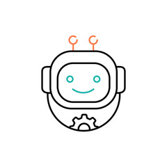 Robotics Automation Process Vector Illustration Icon Design