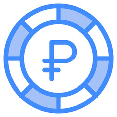 Philippine Peso, coin, currency, money, cash Icon