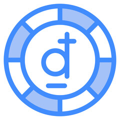 dong, coin, currency, money, cash Icon