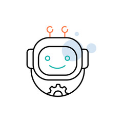 Robotics Automation Process Vector Illustration Icon Design