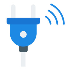 Plug flat icon