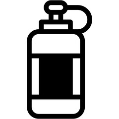 Bottle, drink, water, travel, sport Icon