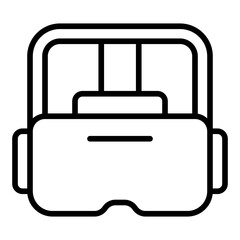 Virtual Reality line icon