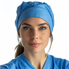 Portrait of a Dedicated Female Nurse in Healthcare Setting