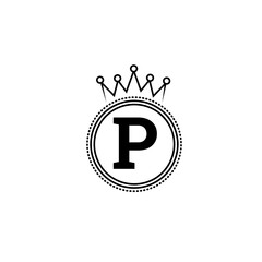 p logo design