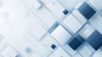 abstract blue and white square background