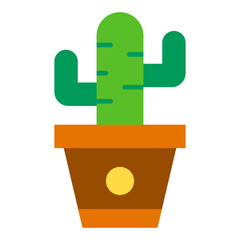 Botanical, cactus, prickly pear, succulent, wild plant Icon
