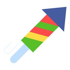 fireworks, Cracker, explosion, fire, stripes Icon