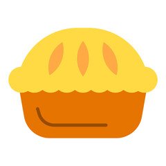 Pie, desert, cake, breakfast, food Icon