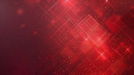 abstract geometric red square background
