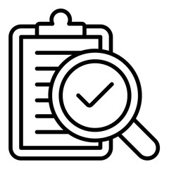 Market Assessment line icon