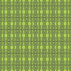 Seamless pattern with green checkered background. Vector illustration.