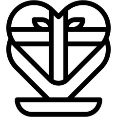 gift, chocolate box, dessert, chocolate, heart Icon