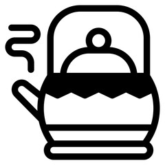 Kettle, tea, teapot, hot, kitchen Icon