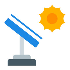Solar Cell flat icon