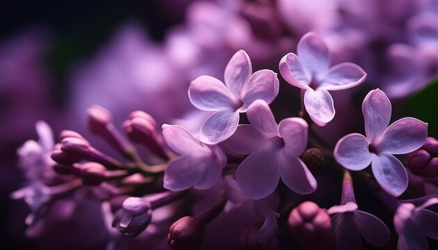 purple jasmine flower