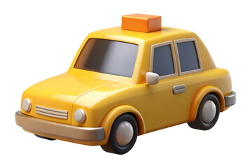 Taxi 3D Icon