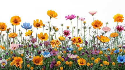 "Blossoming Beauty: A Colorful Array of Spring Flowers"