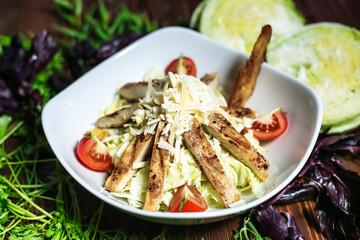 Abundant White Bowl Filled With Assorted Food on Table