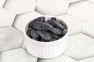 Blue raisin - dry grape berries