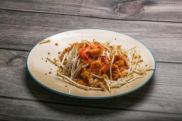 Pad thai - noodle with shrimps