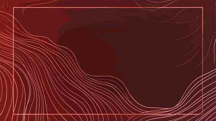 Dark red line contour of photo frame back side vector