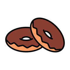 Fototapeta premium donut icon vector design template