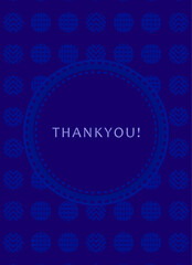 Thanks giving thank you card template, thankyou letter greeting card wallpaper with round circled pattern, thankyou graphic digital card for cards, notebook cover, shopping card and wrapping paper