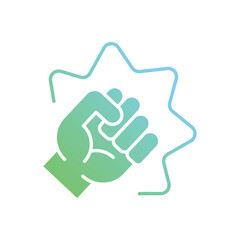 Aggression vector icon