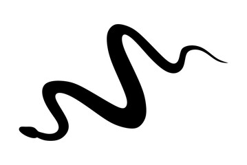 snake illustration black and white
